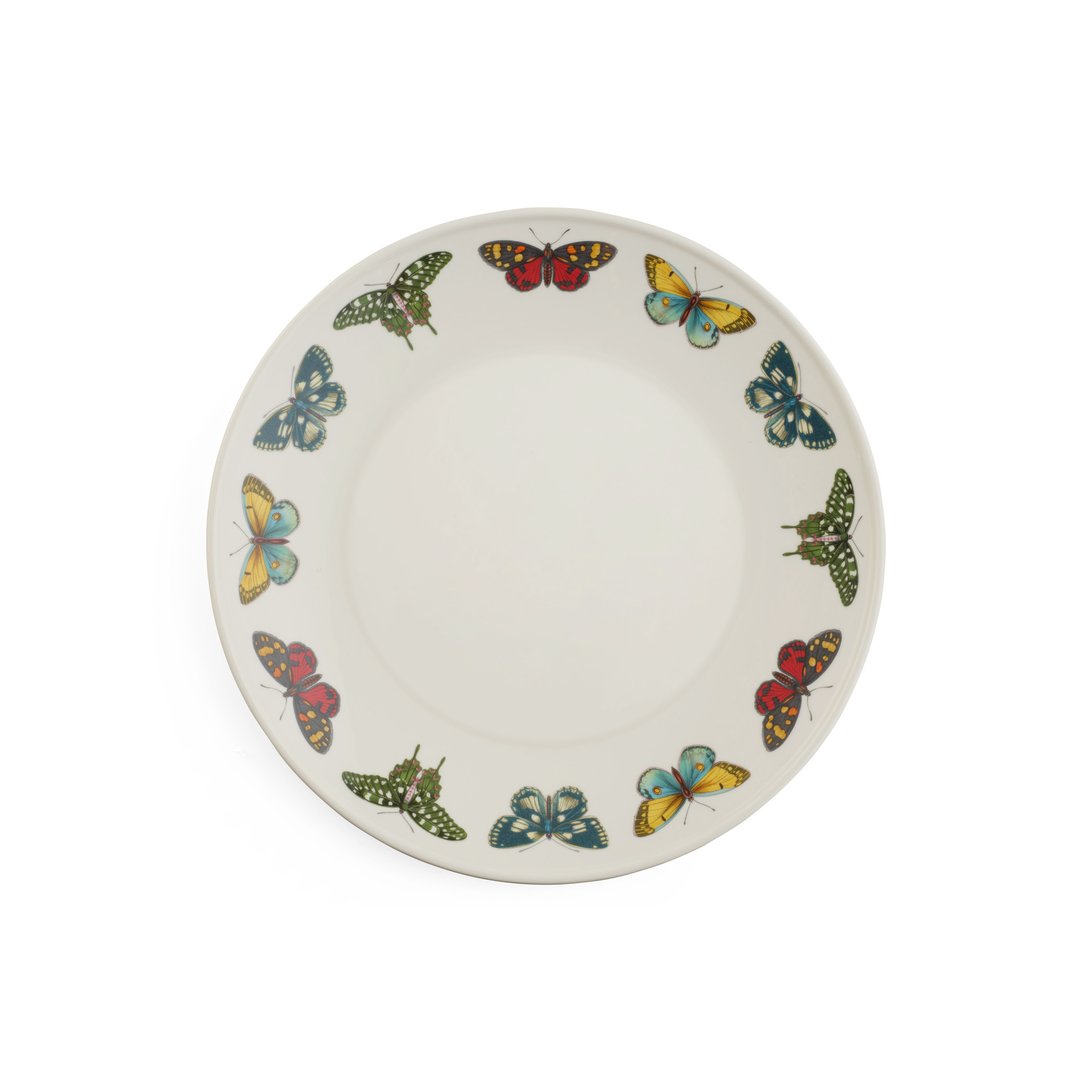 Botanic Garden Harmony Accents White 12 Inch Coupe Plate image number null